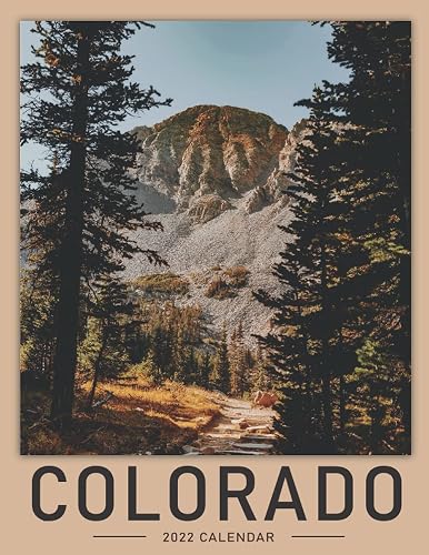 Colorado 2022 Calendar: Mini Calendar 2022 with Large Grid for Note - To do list, Gorgeous 8.5x11'' Small Calendar, Non-Glossy Paper