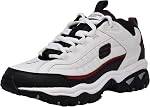 Skechers Mens Energy Afterburn Lace-Up Sneaker