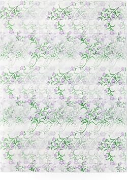 TINYFUTURE 100 Sheets Flower Gift Wrapping Tissue Paper Recyclable Greenery Botanical Packaging Bag for Wedding Birthday Showers Art Craft Party Favor Decoration