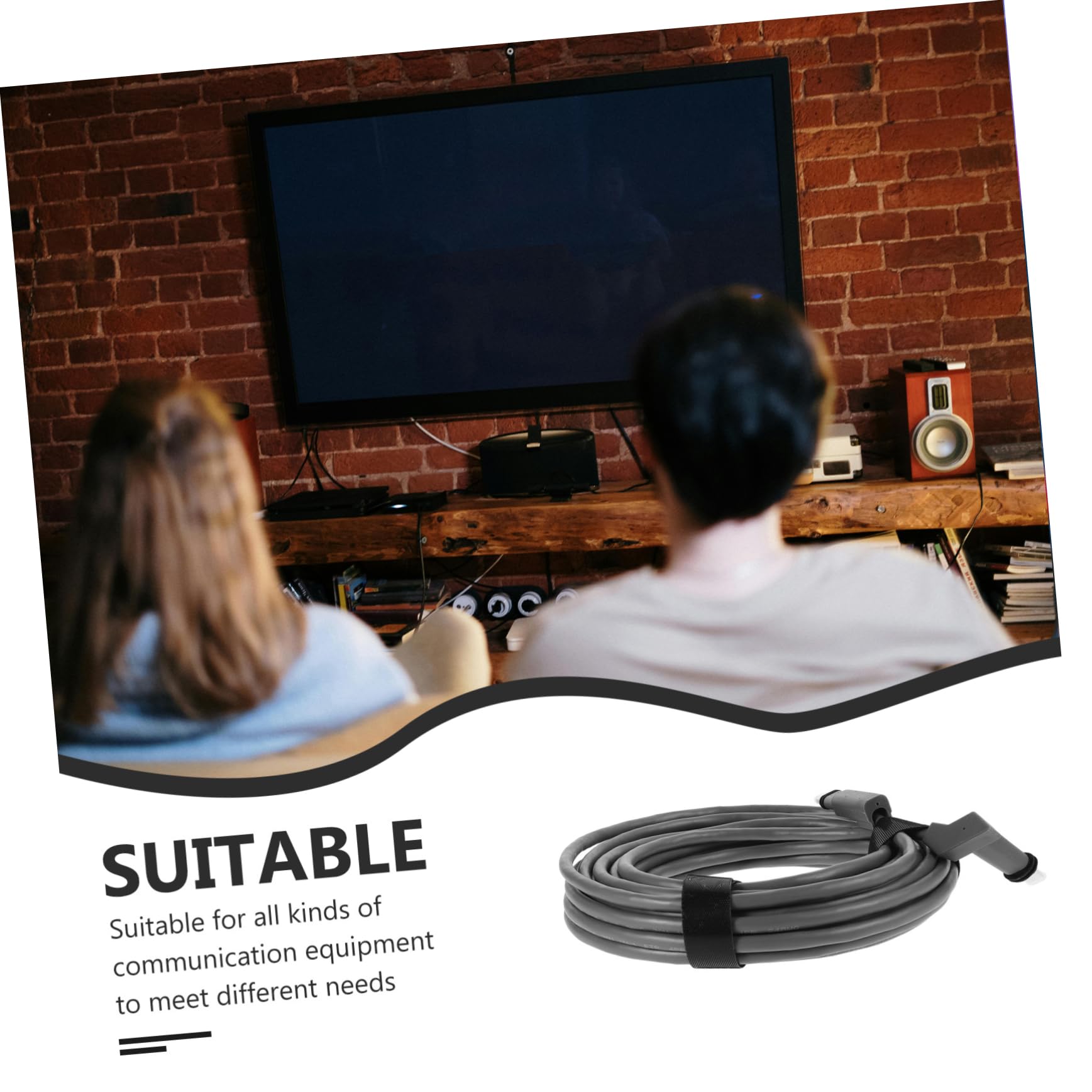 Uonlytech Câble D’extension Réseau Cat 6, Connexion Stable et Transmission Rapide, Cuivre sans Oxygène, Gaine Pvc, pour École et Maison