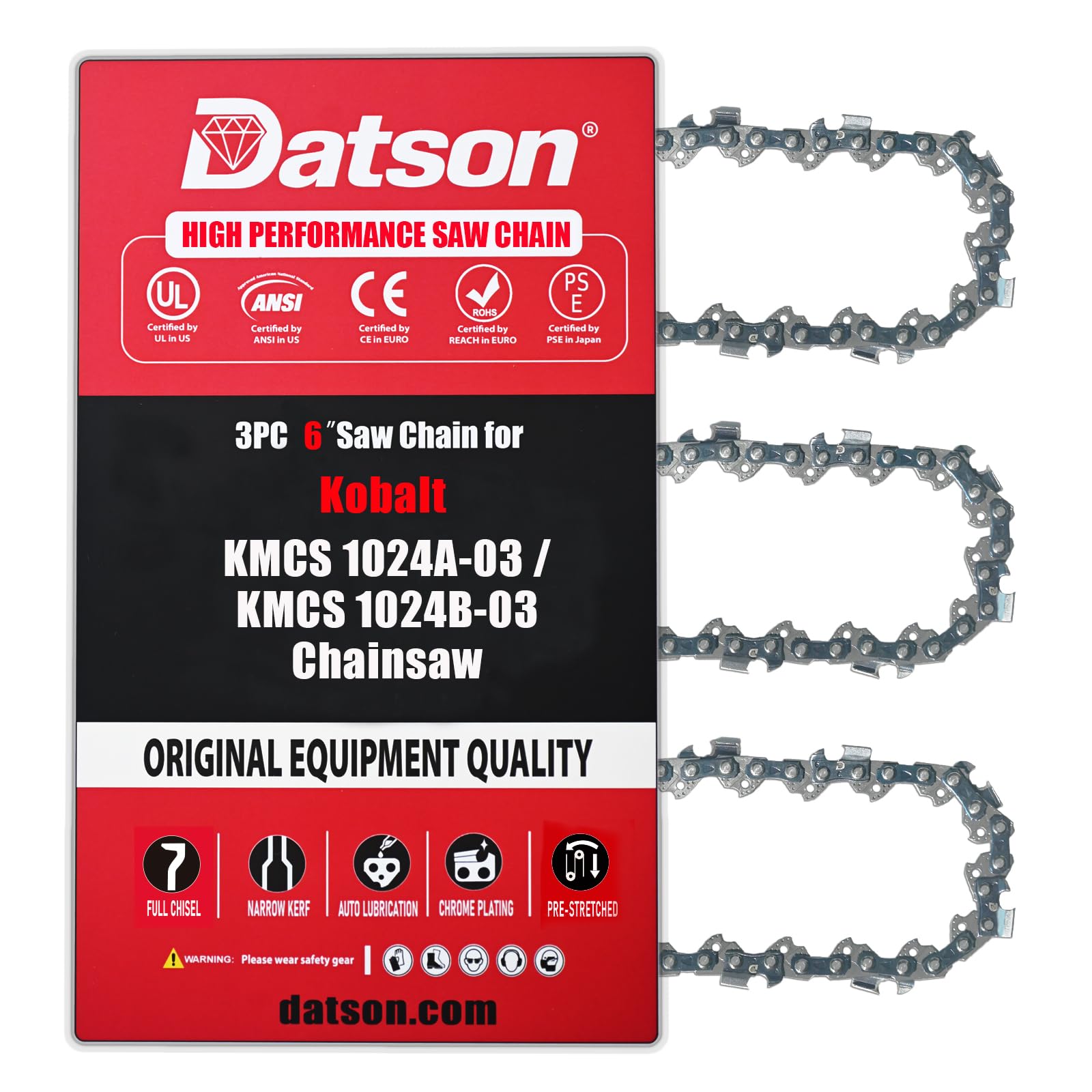 DatsenAAA 6-inch Chainsaw Chain