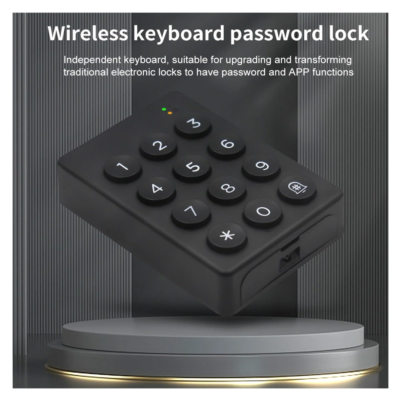 Teclado inalámbrico con código de dígitos y desbloqueo por aplicación Bluetooth compatible cerraduras electrónicas inteligentes, Ajuste estándar europeo