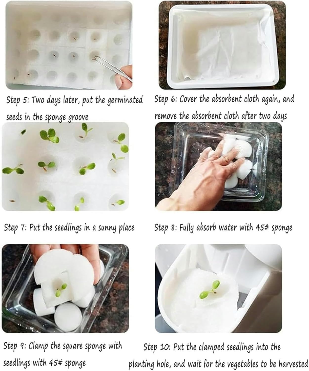 Hydroponics Growing System Tower Hydroponics Growing System Tower, 8 Layer/10 Layer/12 Layer, Indoor Herb Garden Kit Complete Herb Growing Set~/