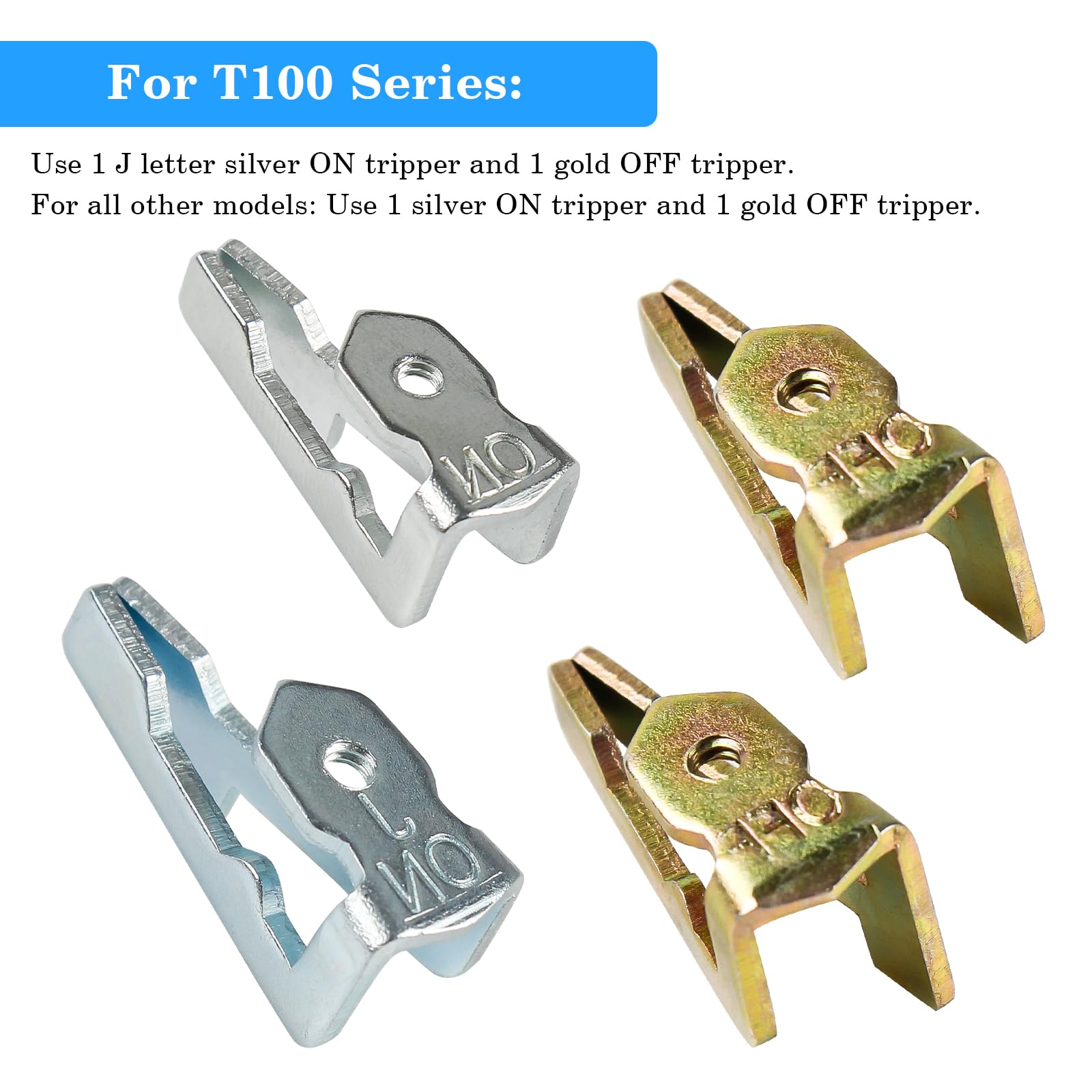 Kit Sostituzione Timer Tripper Per Intermatic T101-T104 – 8 Pezzi Argento/Oro + Viti