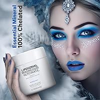 Vista 5 de Codeage Magnesium Glycinate Powder Supplement, 2-Month Supply, Bisglycinate Magnesium Chelate, Unflavored, Liposomal Delivery, Chelated Magnesium