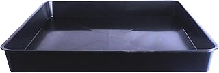 Britten & James 60 x 60cm Large Square Deep Tray Black. Use in the garden, greenhouse, for hydroponics, oil drain tray, for muddy boots or as a litter tray.
