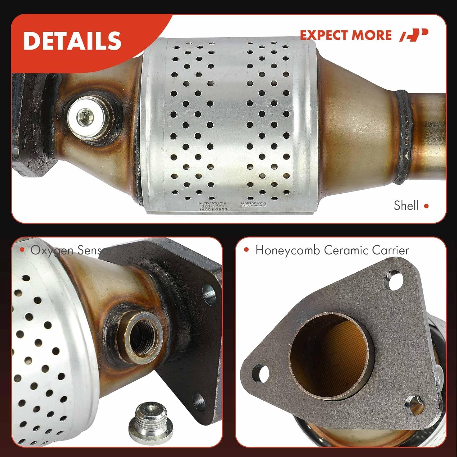 A-Premium Front 2-PC Catalytic Converter Kit Direct-Fit Compatible with Nissan Frontier 2005-2019, Pathfinder 2005-2012, NV1500, NV2500, NV3500, Xterra & Suzuki Equator, 4.0L, EPA Compliant