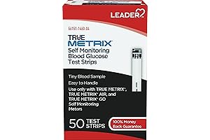 "True Metrix" Blood Glucose Test Strips: 50 Count Per Box, 4 Boxes | Diabetes Care
