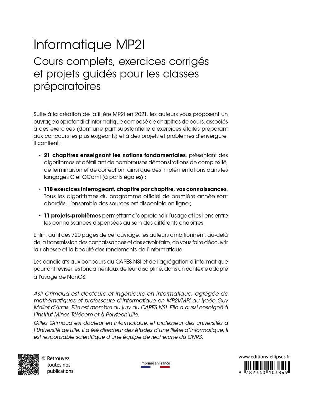 Informatique MP2I