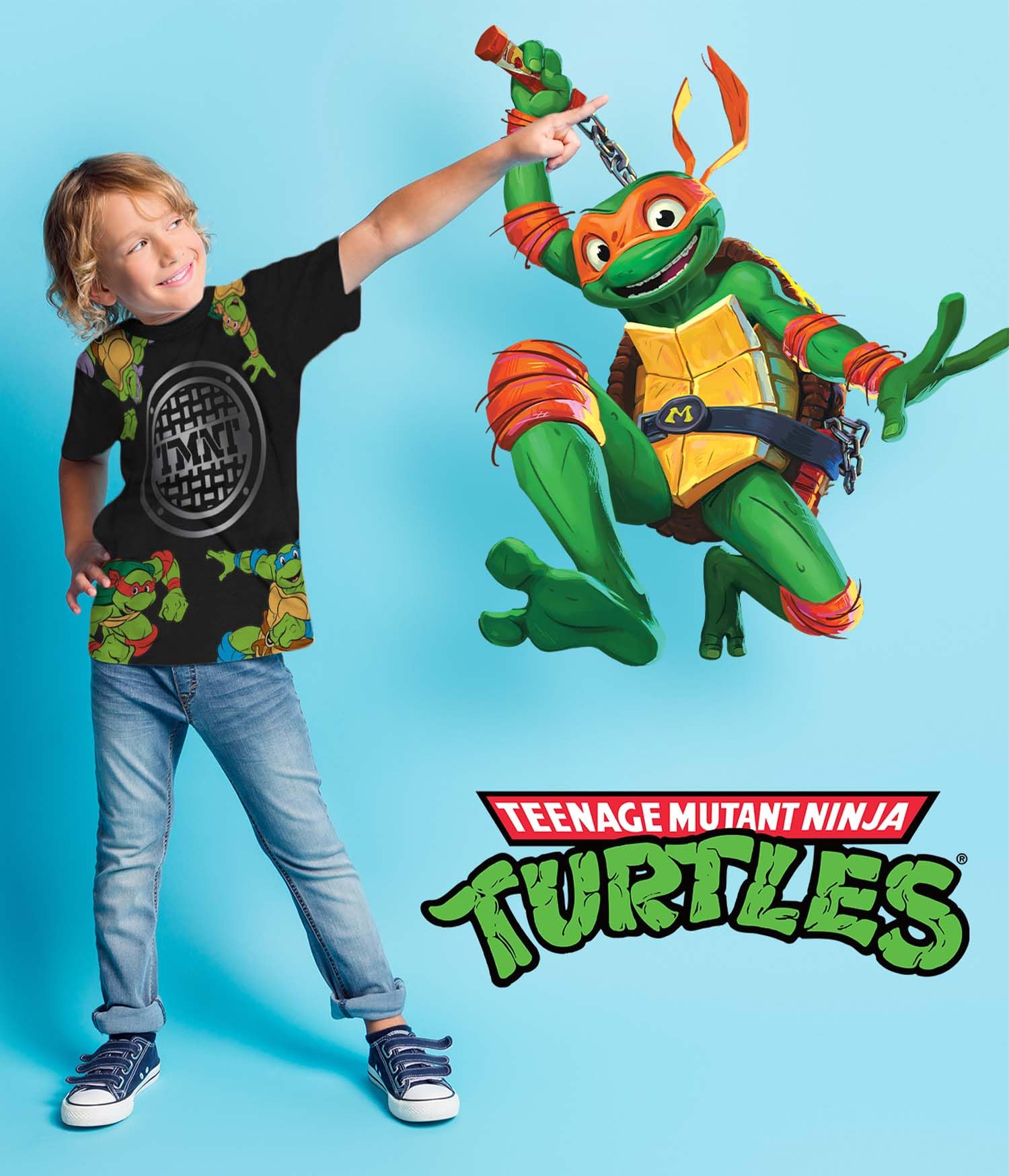 Ninja Turtles T-Shirt (Sets) Michelangelo Leonardo Raphael Donatello TMNT - Picture 36 of 43