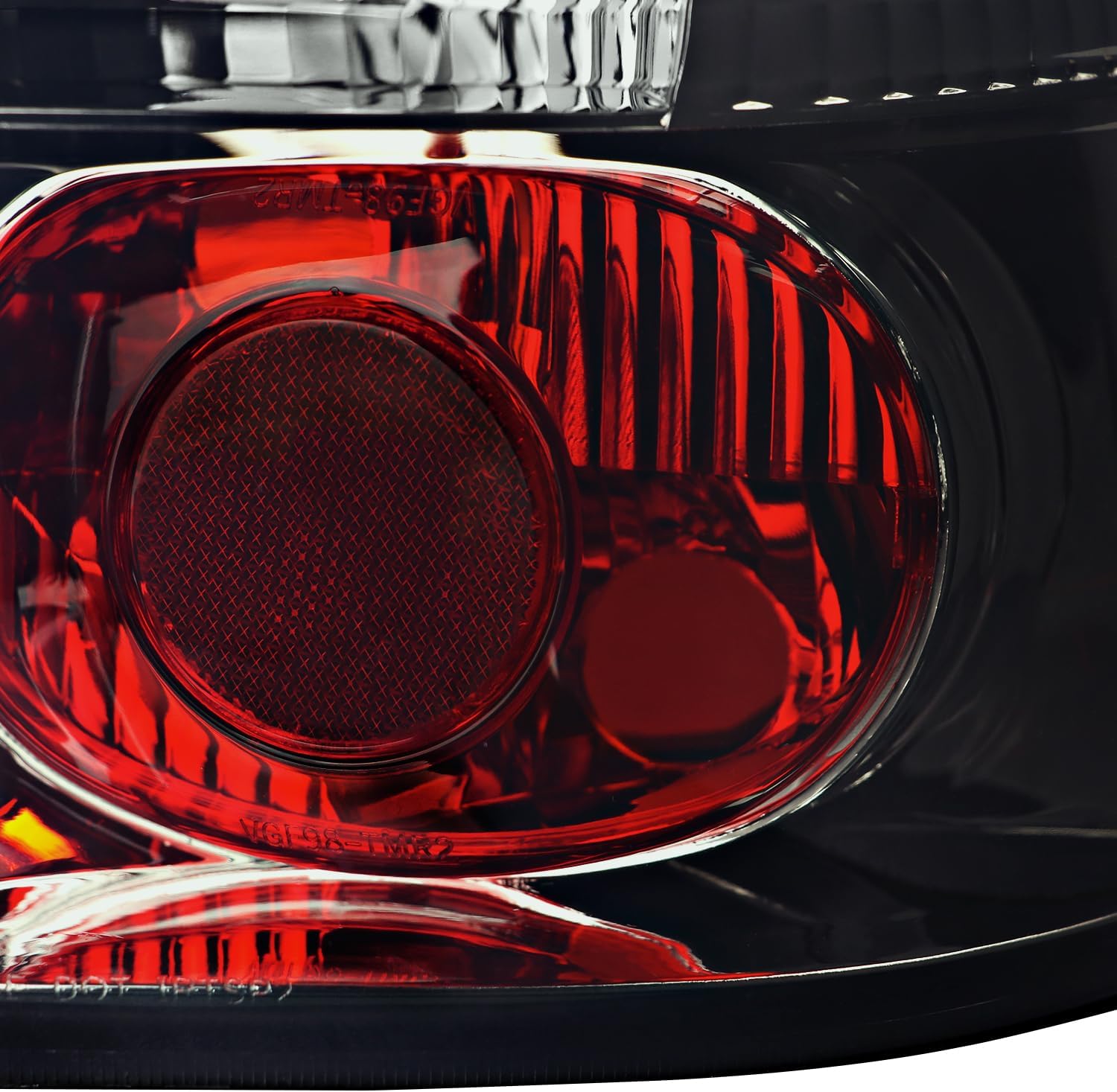 SPEC-D TUNING Smoke Lens Tail Lights Compatible with 1999-2006 Volkswagen Golf MK4, Left + Right Pair Assembly