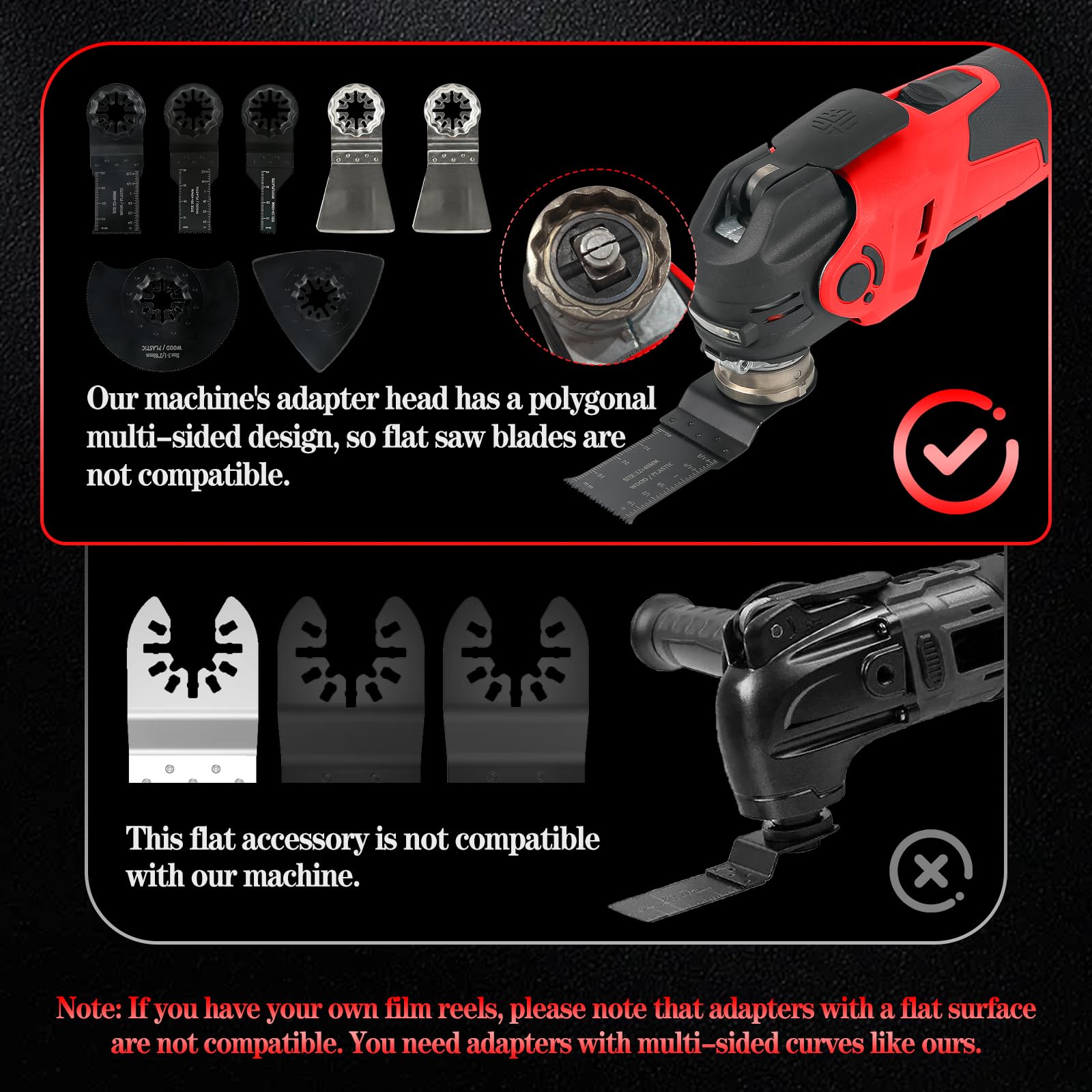 Utensili oscillanti multifunzione per batteria Milwaukee 18 V, strumento oscillante senza spazzole con accessori da 22 pezzi, 5 velocità variabili, angolo di oscillazione 4° (senza batteria)