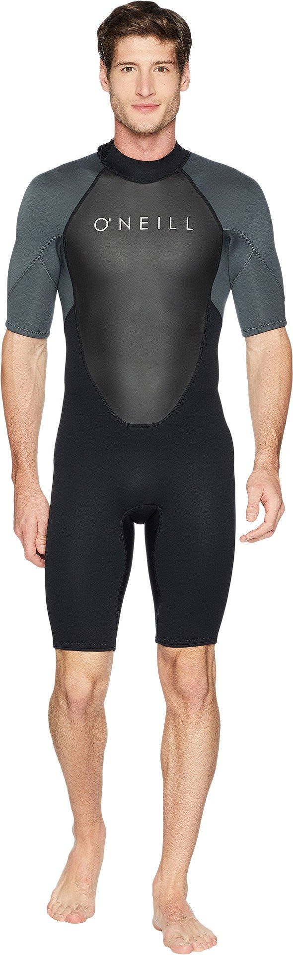 O'Neill Men's Reactor-2 2mm Back Zip Short Sleeve Spring Wetsuit