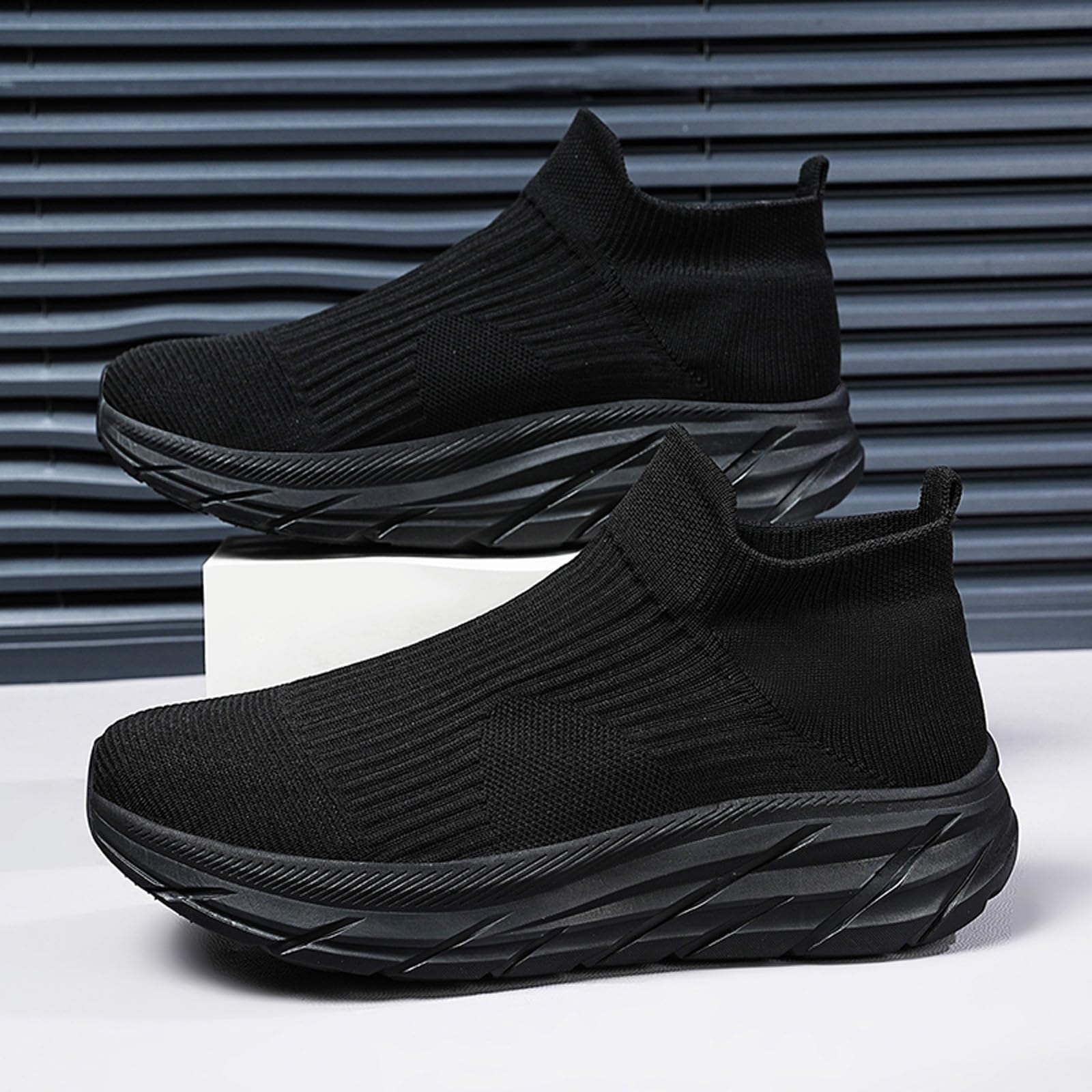 Slip On Sneakers - Zapatillas deportivas para hombre y mujer, espuma viscoelástica, para caminar, para exteriores, para gimnasio, cómodas, ligeras, transpirables, para el tiempo libre,