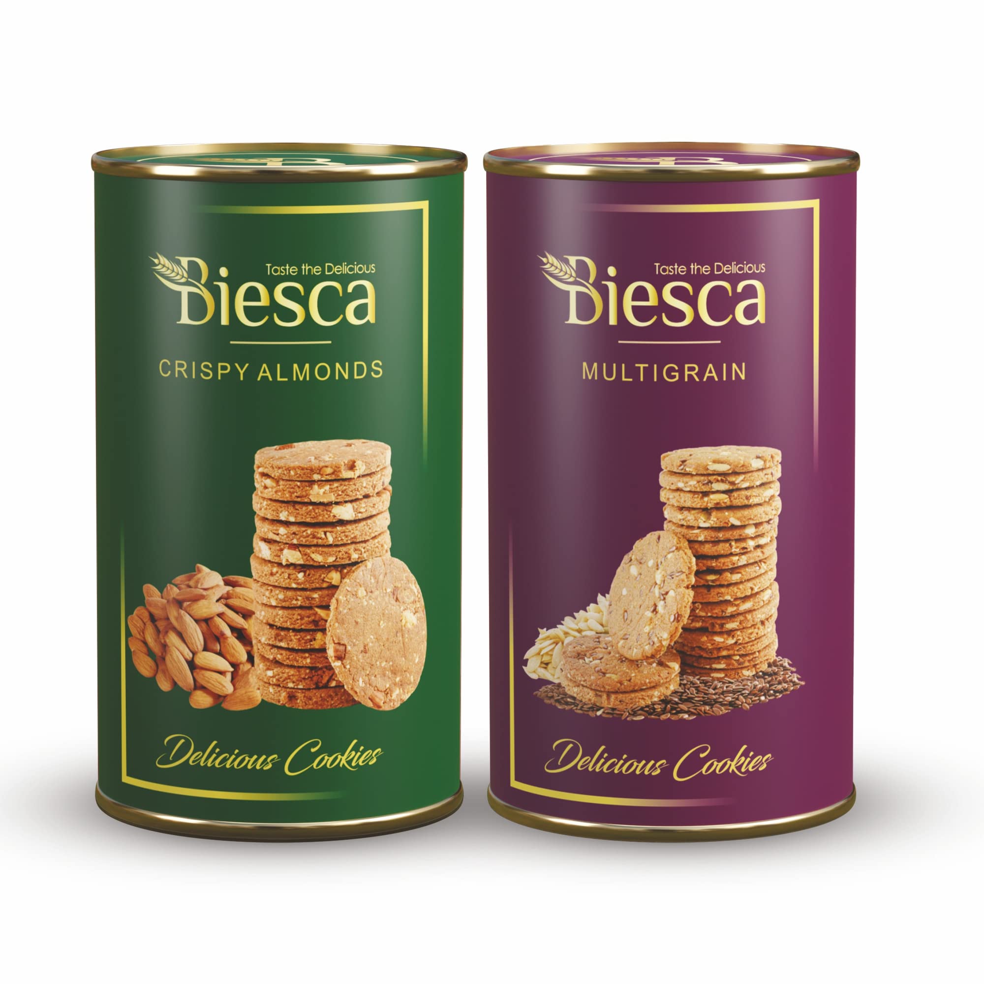 Biesca Crispy Almonds Cookies 190g and Multigrain 170g (Combo Pack), Delicious and Crunchy, Premium Handmade Nut Biscotti, No Maida, No Preservatives, Healthy Snack (B0BTT46J5K) Amazon Price History, Amazon Price Tracker