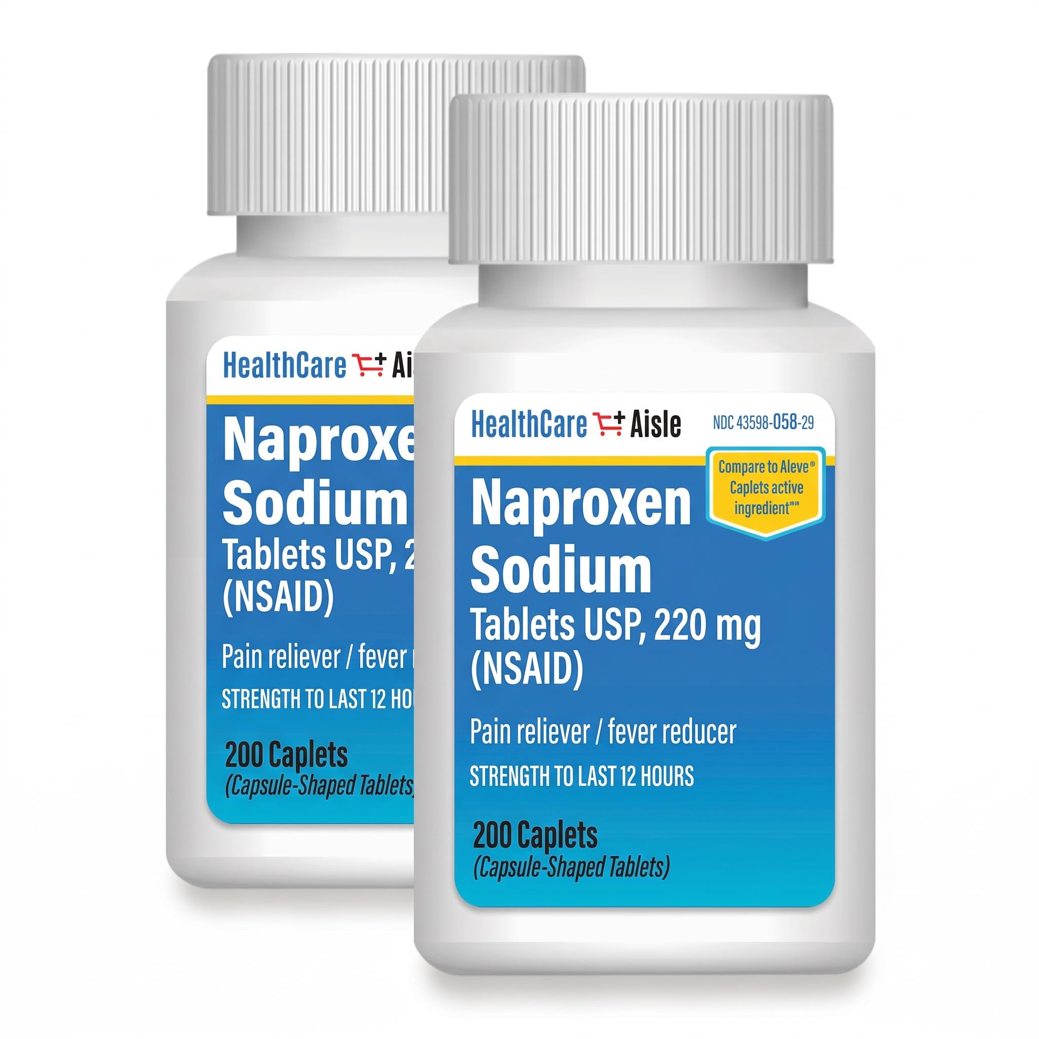 HealthCareAisle Naproxen Sodium, 220 mg, 200 Caplets — Amazon image 7