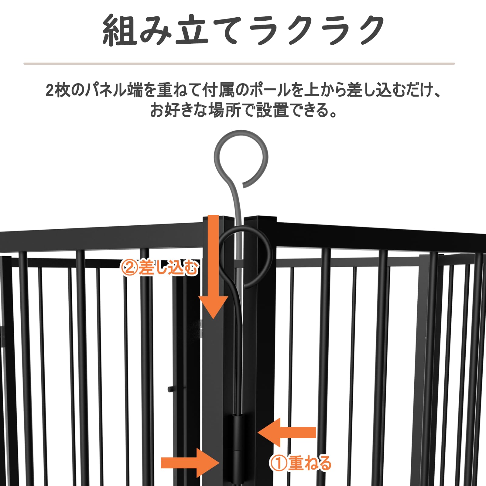 Amazon.co.jp: ウィードマップ ペットゲート 置くだけゲート ベビー