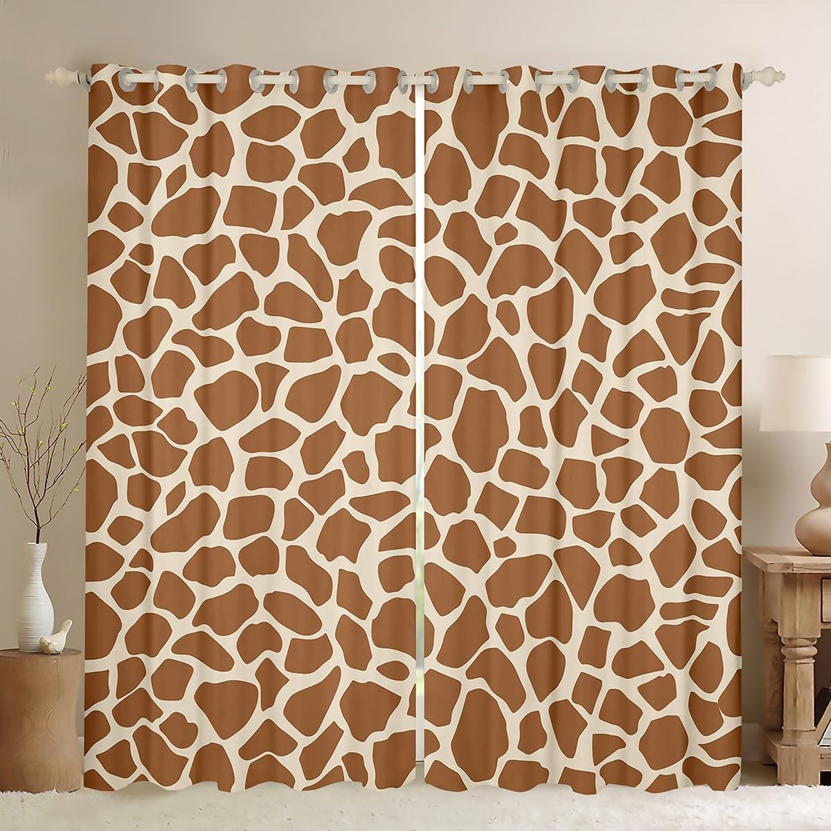 Music Lovers Kids Window Curtains,Watercolor Hand Painted Graffiti Tie-dye Window Drapes for Girls Boys Adults,Dancing Hip-hop Modern Bright Window Treatments Grommet Top 2 Panel Set,38Wx45L inch