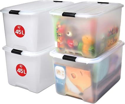 IRIS OHYAMA TB-45 Box Set, 45L, Transparent