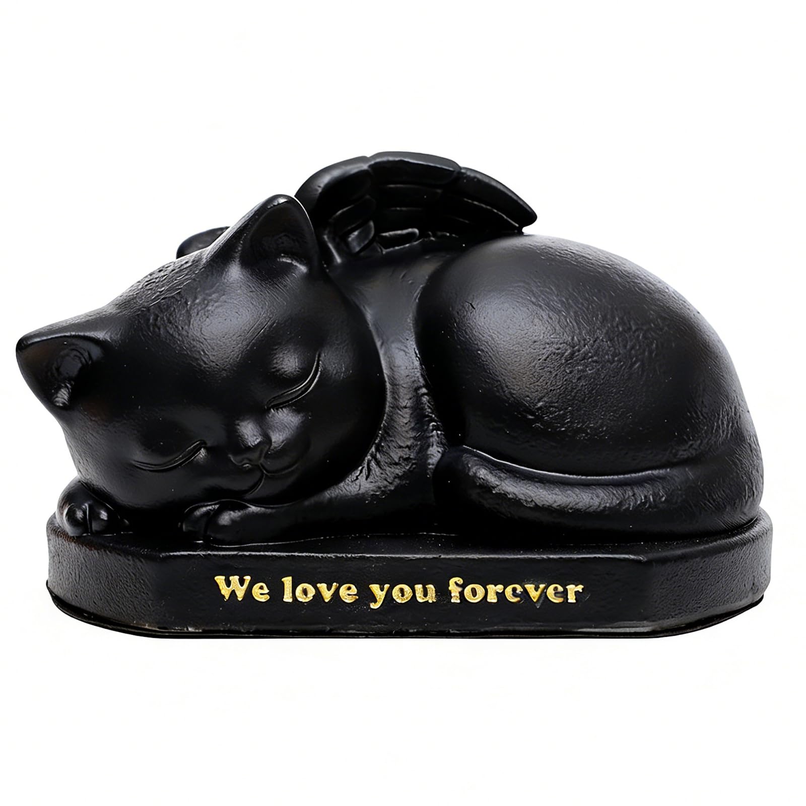Urne souvenir de votre chat ou chien ailes d'ange résine