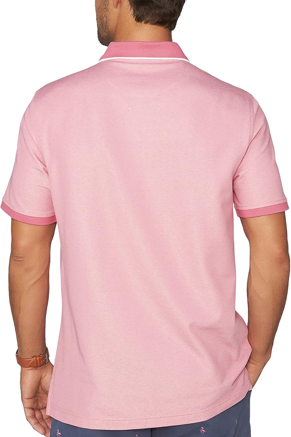 IZOD Mens Solid Advantage SportFlex Performance Polo Shirt X-Large Pink