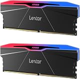 Lexar ARES Gen2 RGB DDR5 RAM 32GB Kit (2x16GB) 6000MHz CL26, 288-Pin UDIMM Memoria Desktop, Computer da Gioco PC per AMD EXPO/DRAM Potenziata da SK hynix/CL26-36-36-68/1,45 V - 1