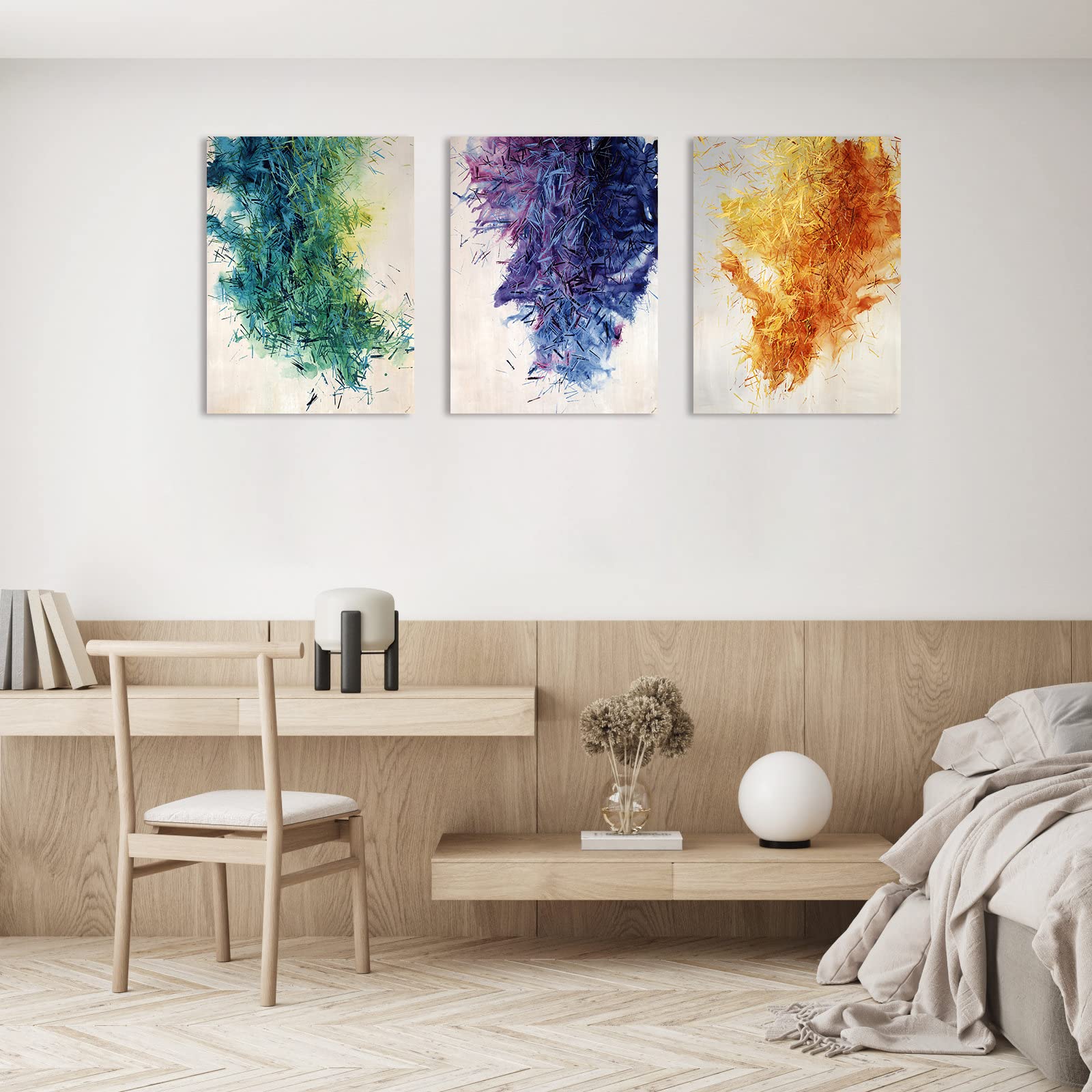Paneles acústicos de pared acústicos, paneles de absorción de sonido de 16 x 12 pulgadas, paneles de pared acústicos, 3 paneles de pared insonorizados, paneles decorativos de espuma a prueba