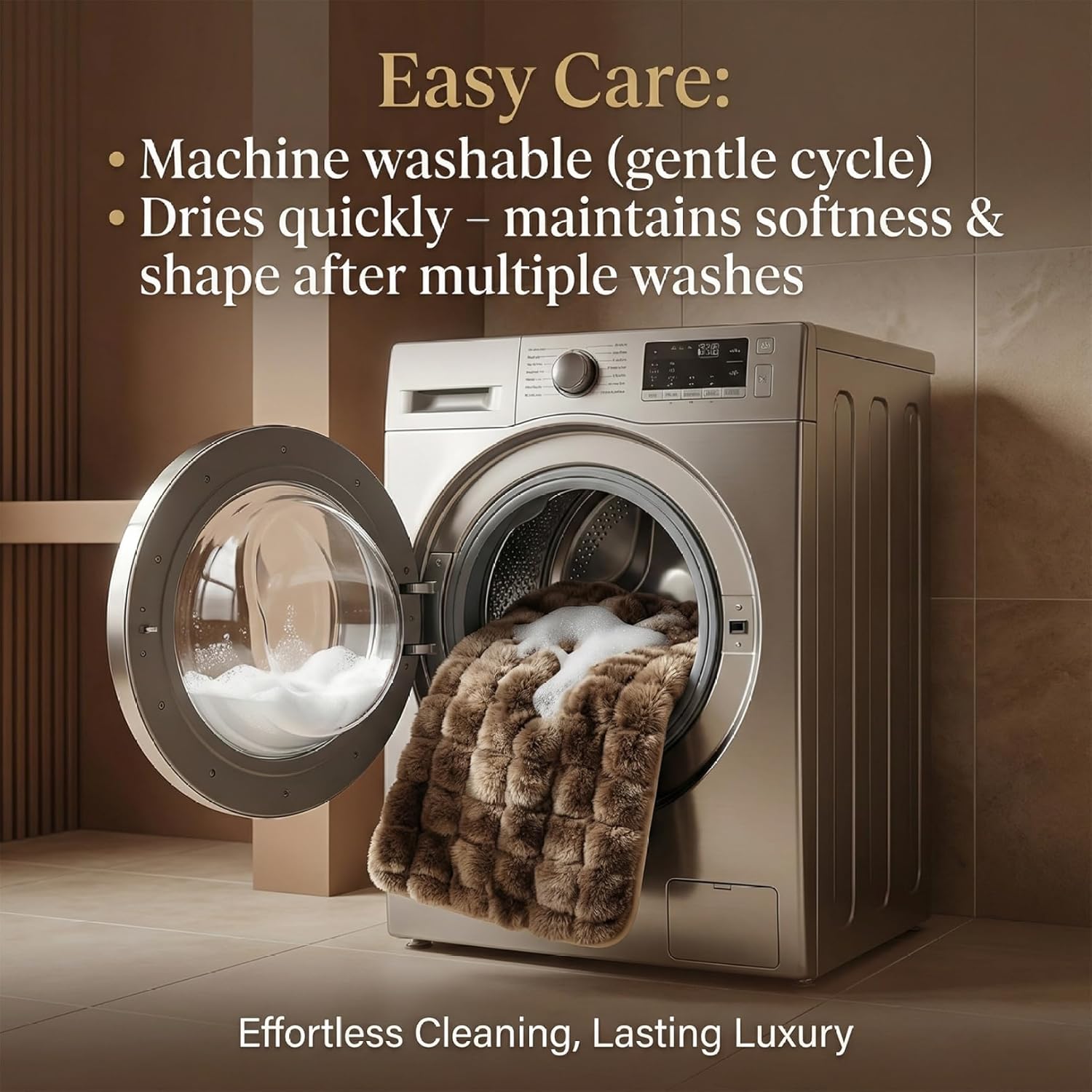 1 Set Recliner Chair Cover, Thick Rabbit Plush Recliner Cover, Soft Warm Faux Furs Couch Sofa Slipcover for Kids Dogs Pets Chair, Covers, for