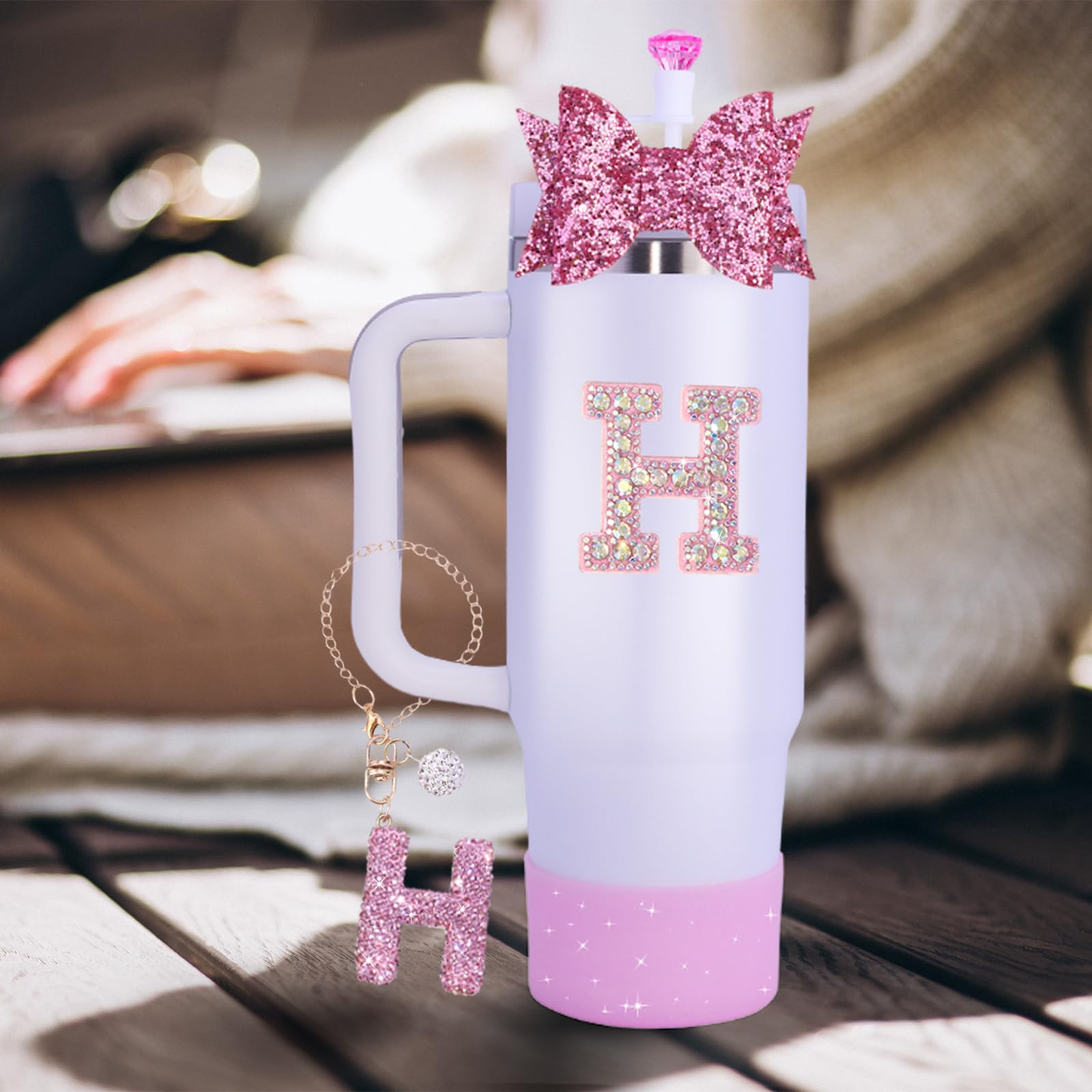 Aazon.co : Stanley Cup Accessories Set I Water Bottle Handle Strap, Silicone Cup Boot
