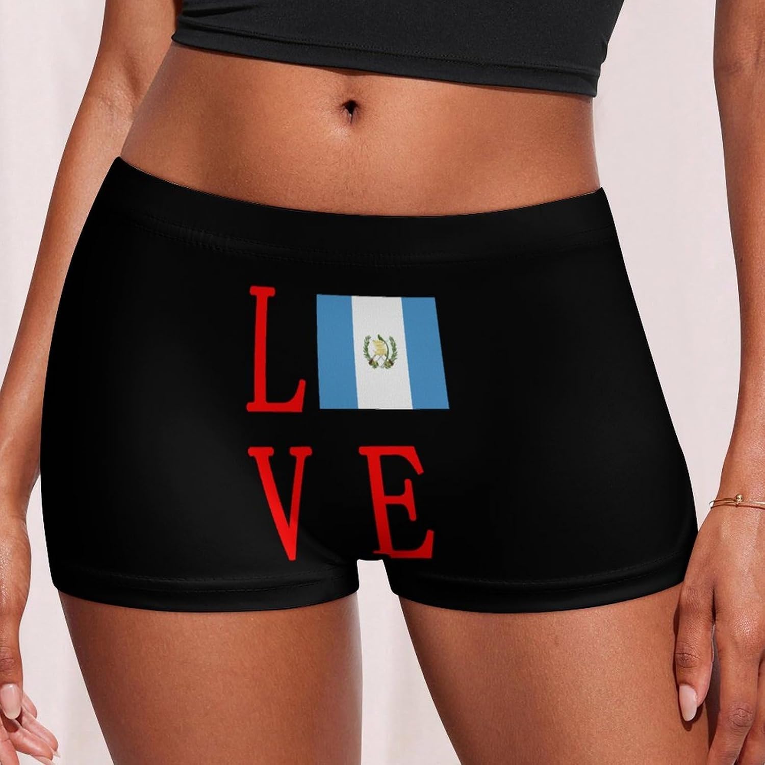 Guatemala Lover Fashion Women's Boxer Briefs Breathable Underpants Trunks Stretch Underwear