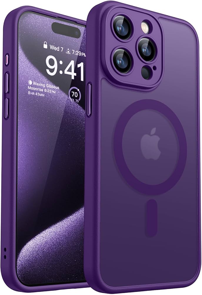 Amazon.com: CANSHN Magnetic Compatible with iPhone 15 Pro Max Case