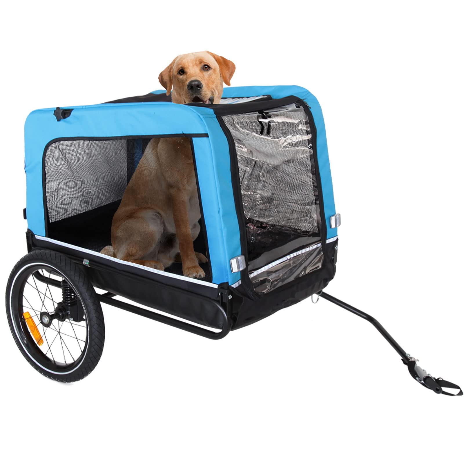 Buy ANOUR Dog Bike Trailer, for Medium and Large Dogs, with Spring