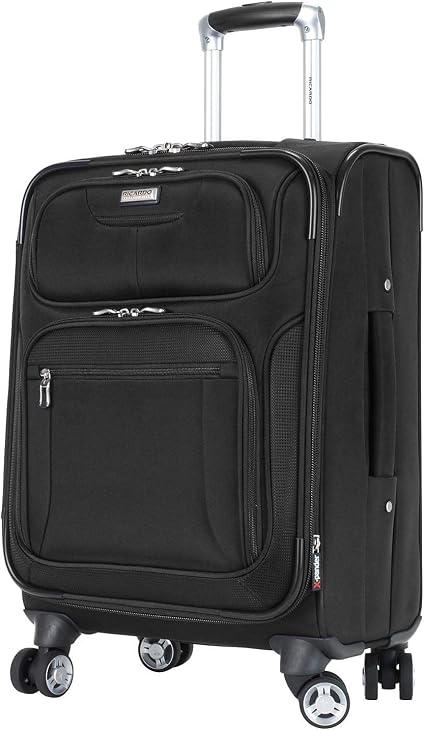 Amazon.com: Ricardo Beverly Hills - Maleta para spinner, 22.0 in, color  negro : Ropa, Zapatos y Joyería