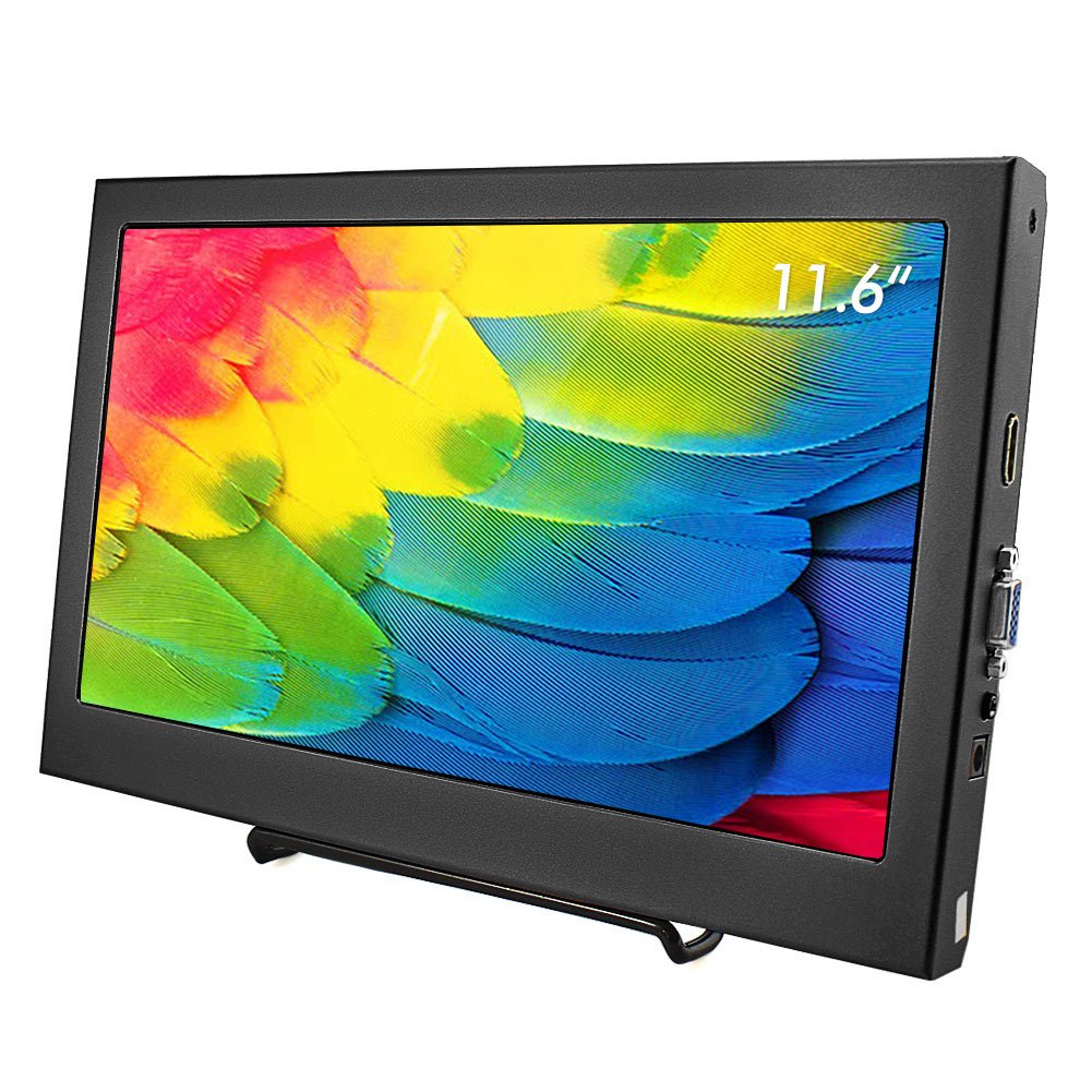 Elecrow 11.6 Inch 1920X1080 HDMI VGA Portable Monitor 1080P LED Display