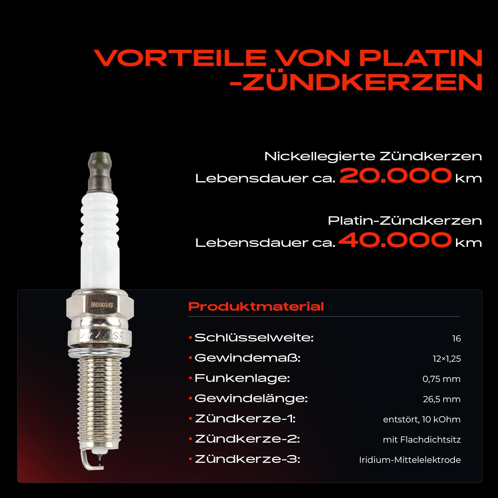 Frankberg 4 bobine di accensione + 4 candele per benzina 2730103110 | Compatibile con: Rio III UB, i20 GB IB, i20 Coupé GB, Rio III Hatchback Van UB, i20 Hatchback Van GB IB, Stonic YB