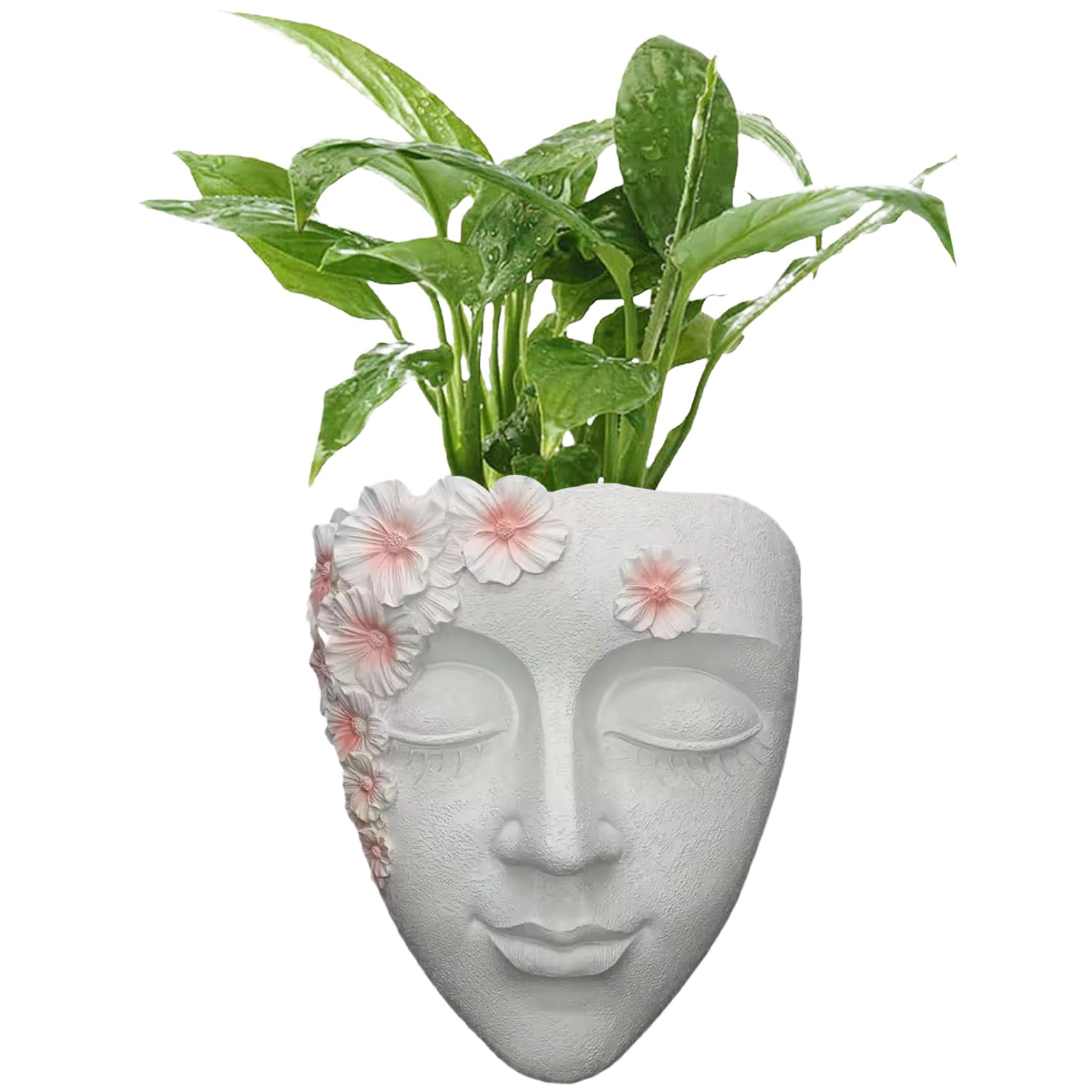 Jarrón de forma femenina de pared como regalo original para amantes de las plantas