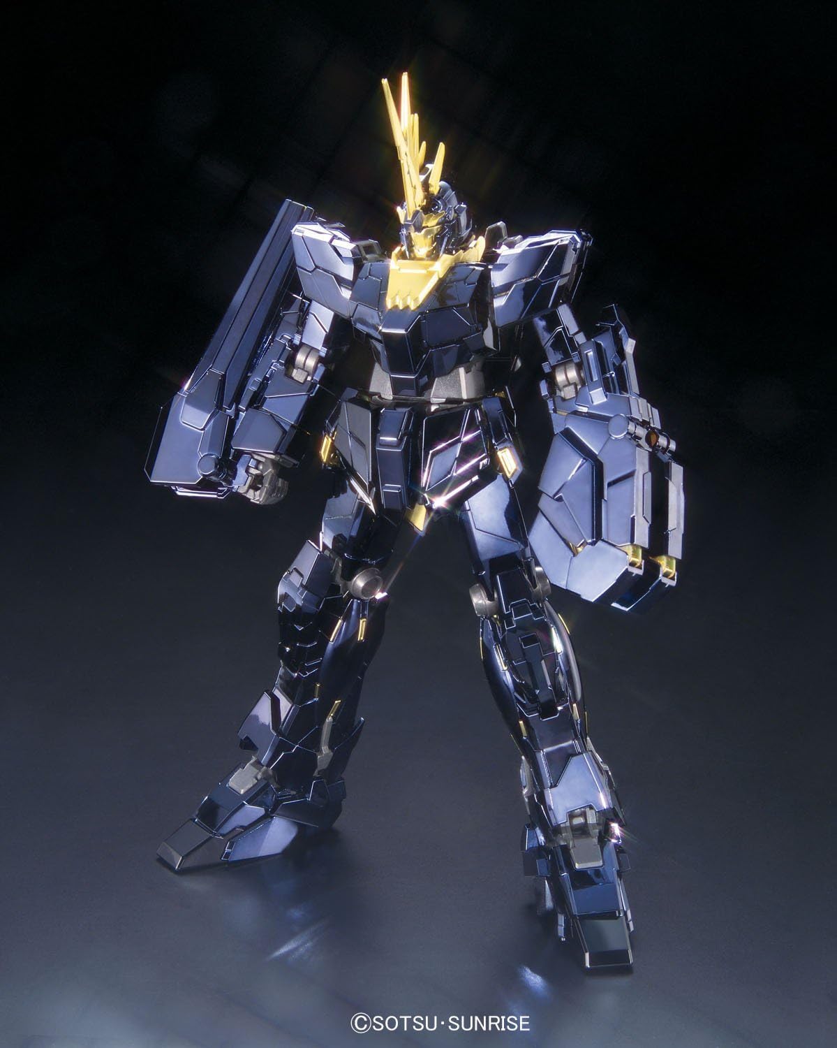 Bandai Hobby Banshee Titanium Finish Master Grade 1/100 RX-0 Gundam Unicorn Unit 02 Action Figure