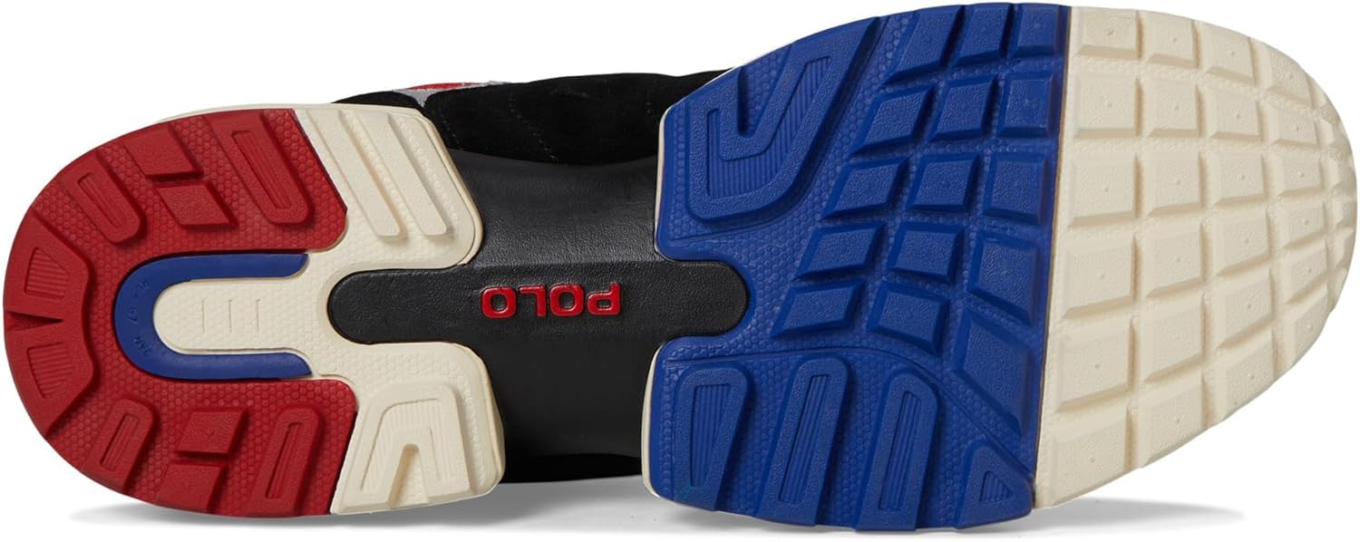 Polo Ralph Lauren Mens Jogger Suede & Corduroy Sneaker - Image 3