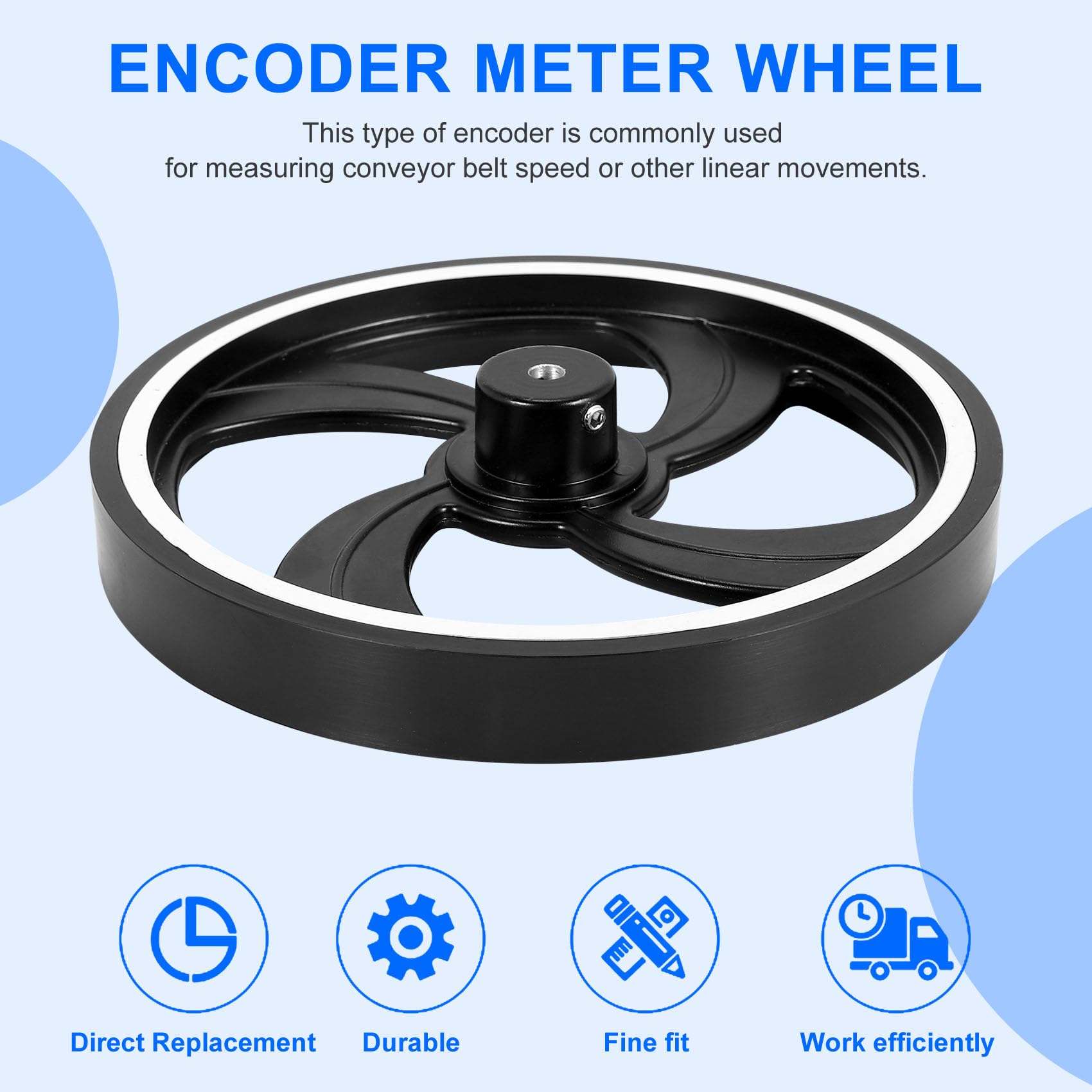 Mauedest Encoder-Rad - Industrielles Aluminium-Messrad 500mm Für Präzise Encoder-Messungen
