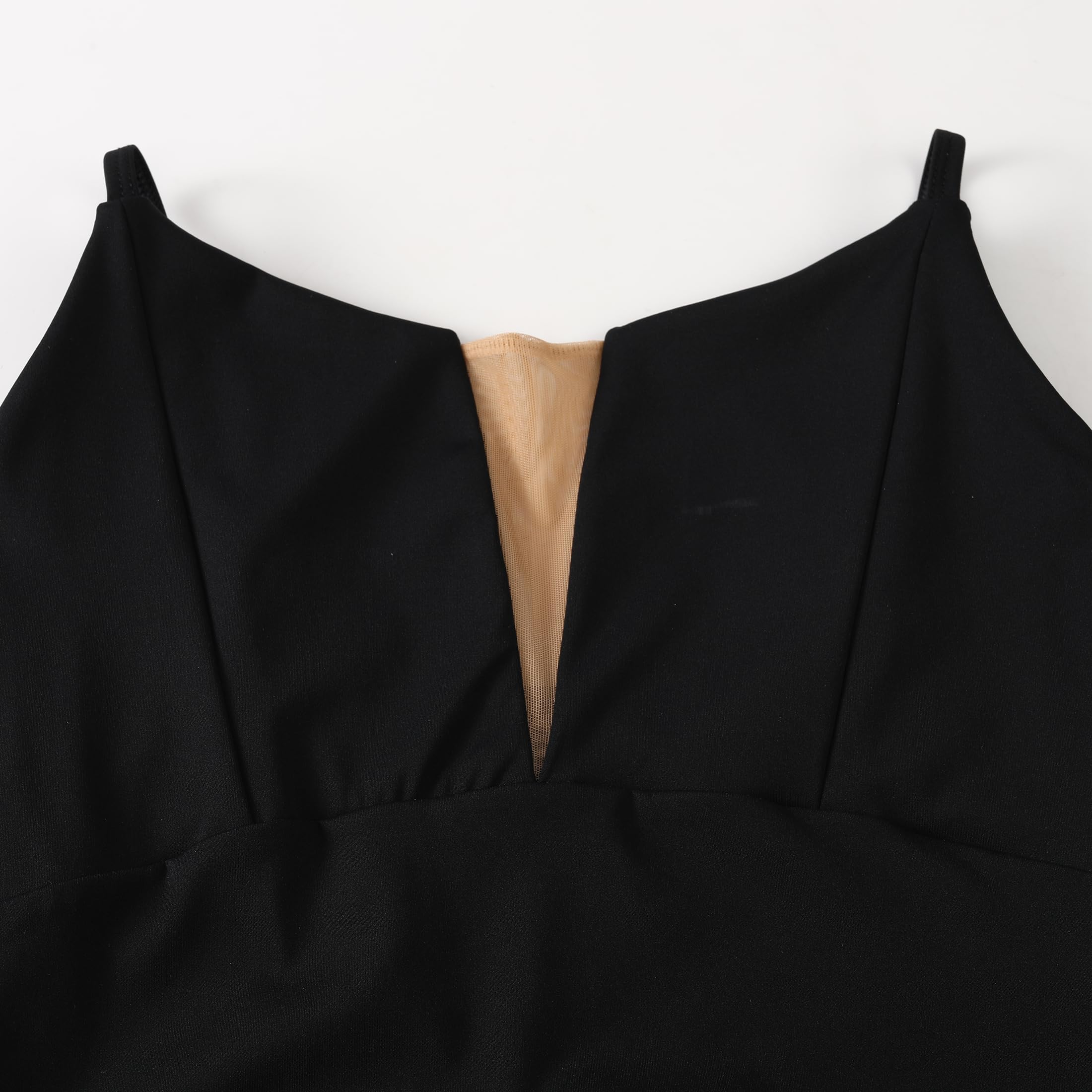 Body Danza Classica Donna Body Ginnastica Artistica con Spalline