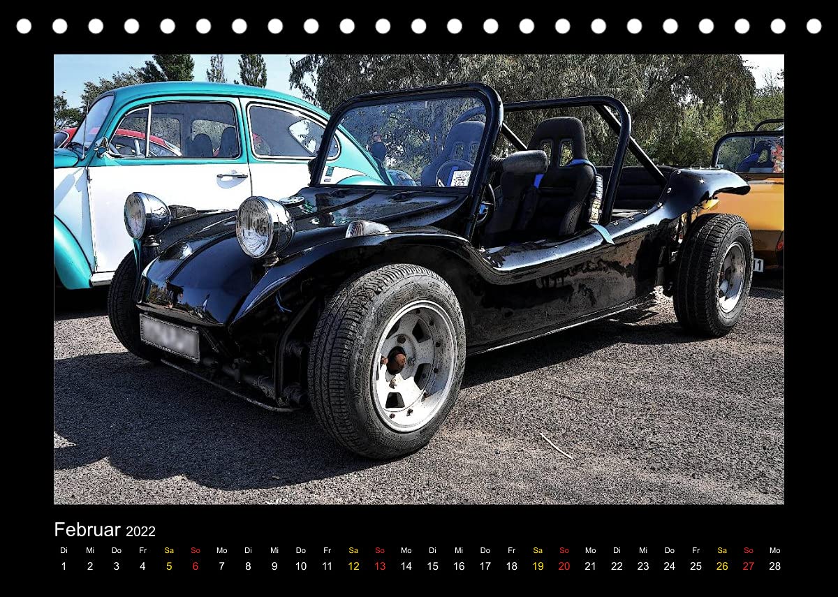 Buggys - die Kultautos der 80er (Tischkalender 2022 DIN A5 quer): Mit dem Kult-Klassiker der 80er durch das Jahr (Monatskalender, 14 Seiten ) (CALVENDO Mobilitaet)