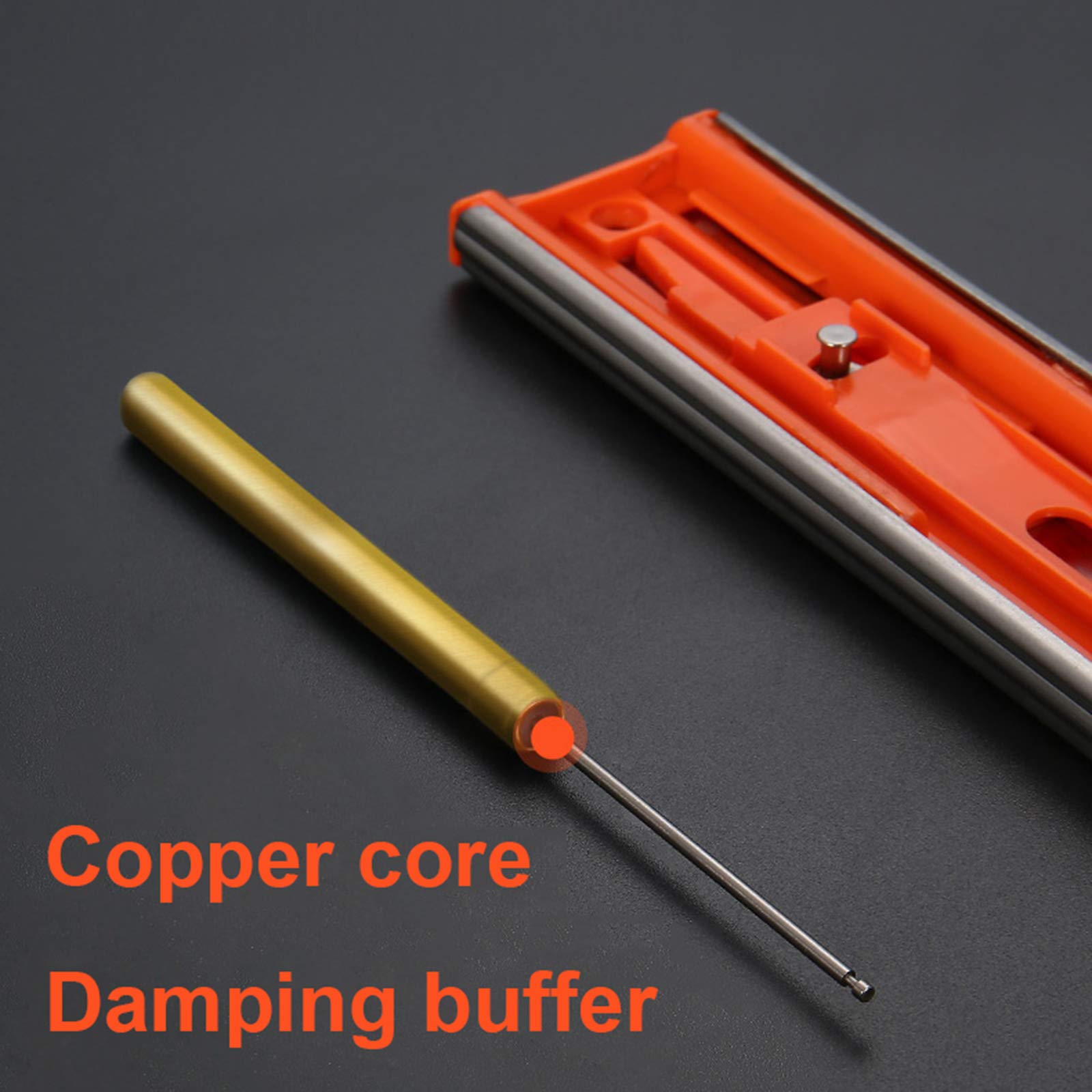 Guide per cassetti a chiusura morbida 3 pieghe Cuscinetto a sfera a estensione completa Spingere per aprire Guide scorrevoli Heavy Duty Capacità di carico 45 kg, 1 paio (confezione da 2) (400/16 pol