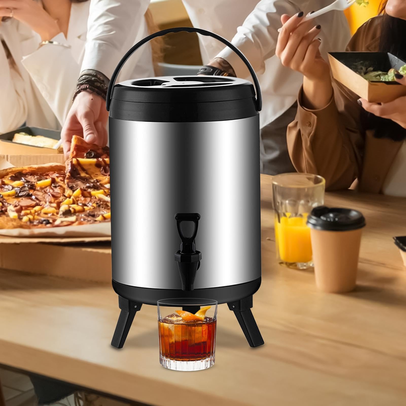 Dispensador bebidas frías Jarra Para Bebidas Heladas Y Accesorios De | Dispensador Portátil De Agua Fría Artículos De Cocina Para Camping Deportes Y Ocio Picnic Playa Hogar Verano