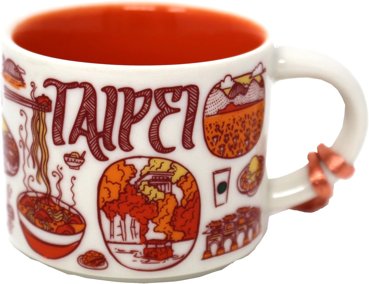 Starbucks Been There Series Taipei Ceramic Demitasse Ornament Mug, 2 Oz