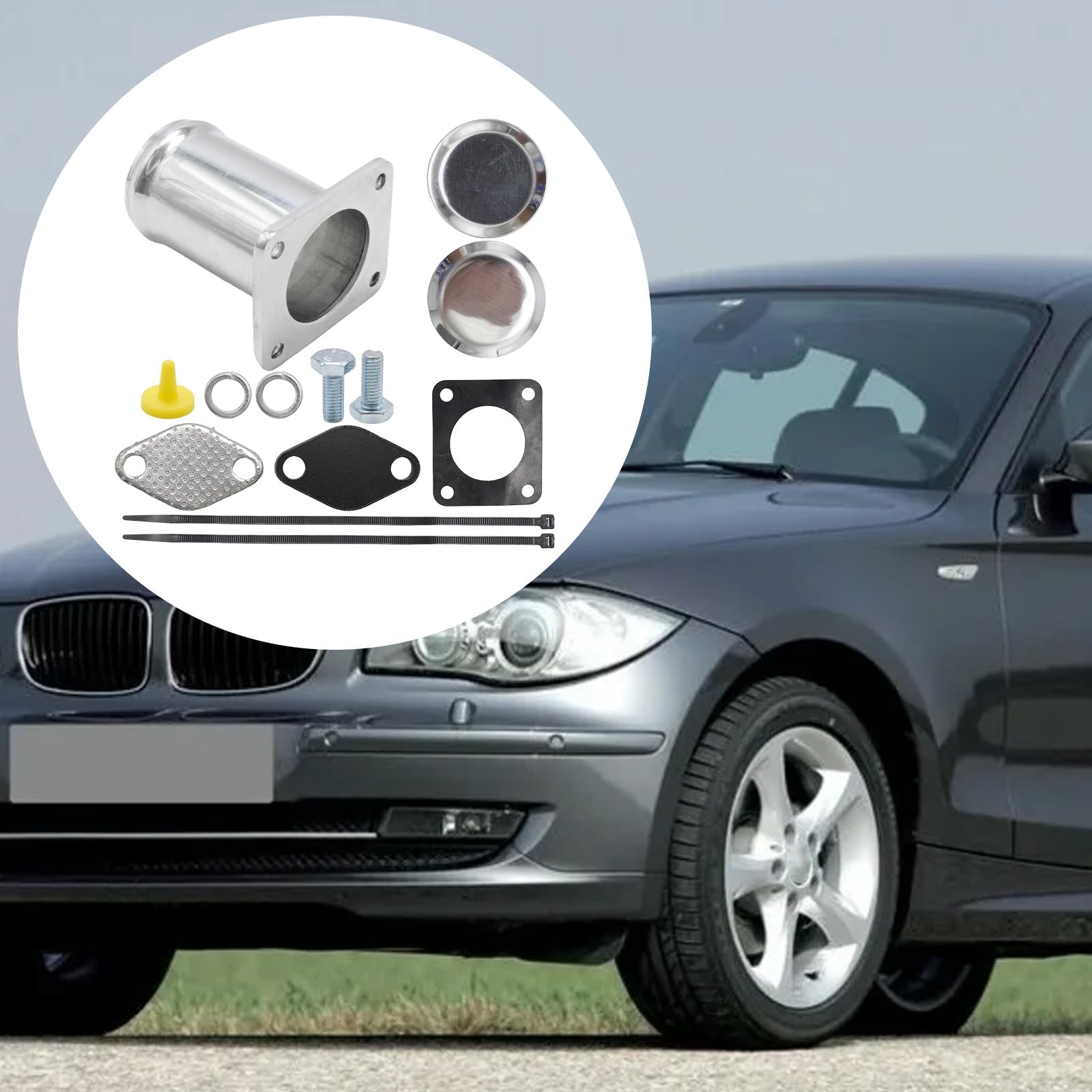EGR Cooler Delete Kit, ricambio per M47, M47N, M57, M47N2, M67, M47R, ricambio per BMW Serie 3 E46 318D, 318TD, 320D, 320CD, 320TD, 330D, 330XD