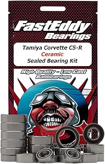 FastEddy Bearings Compatible with Tamiya Corvette C5-R (TA04-S) Ceramic Sealed Bearing Kit
