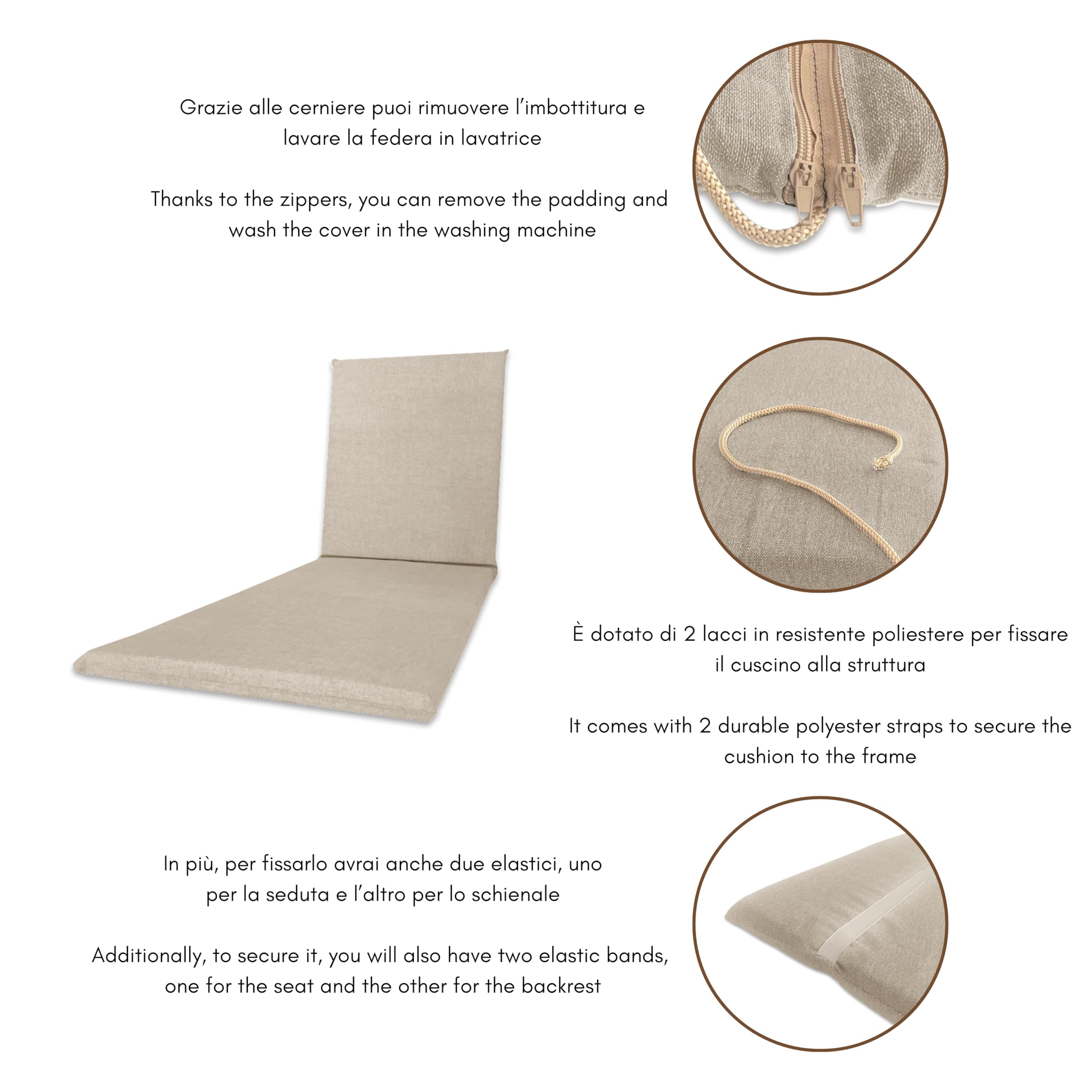 Ligstoel kussens - Tuinkussens kopen