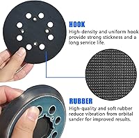 Vista 4 de Almohadilla lijadora de 5 pulgadas para lijadora orbital aleatoria DeWalt DWE6423/6423K, DWE6421/6421K, DCW210B - Almohadilla de repuesto