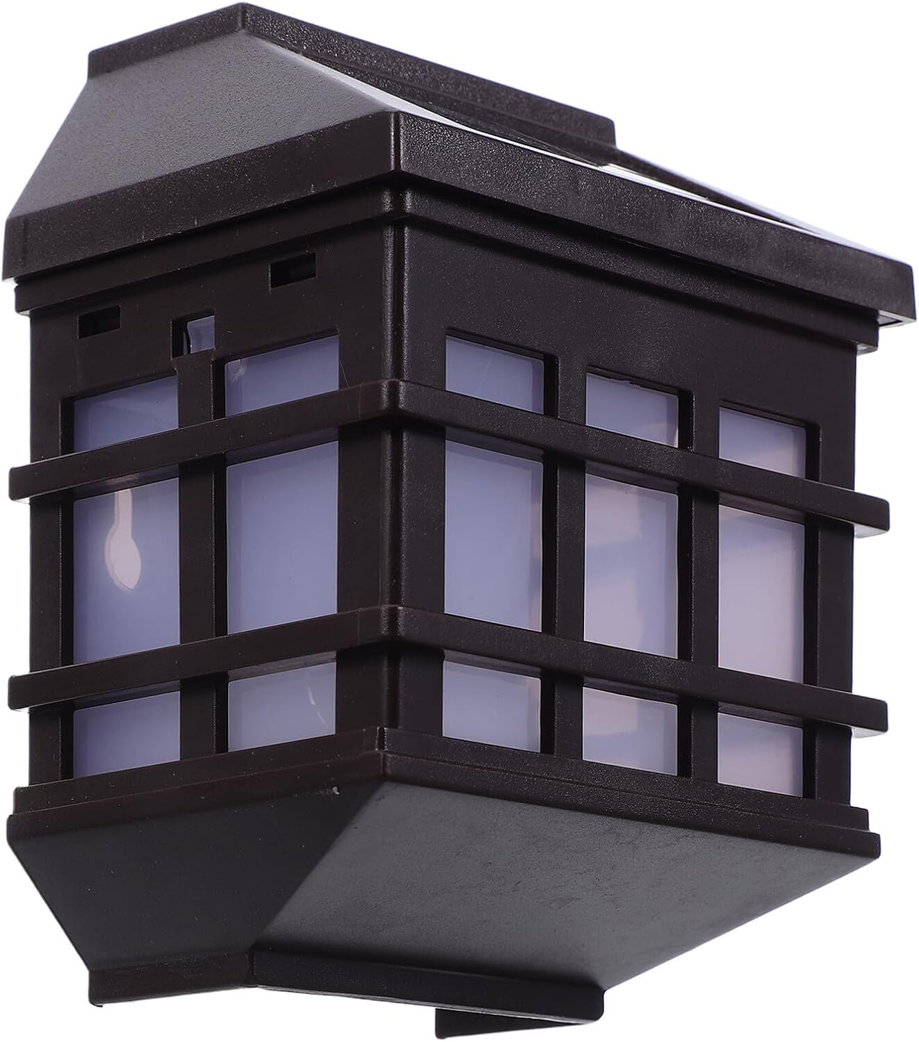 Holibanna Window Pane Solar Wall Light with Motion Detection, 400mAh White