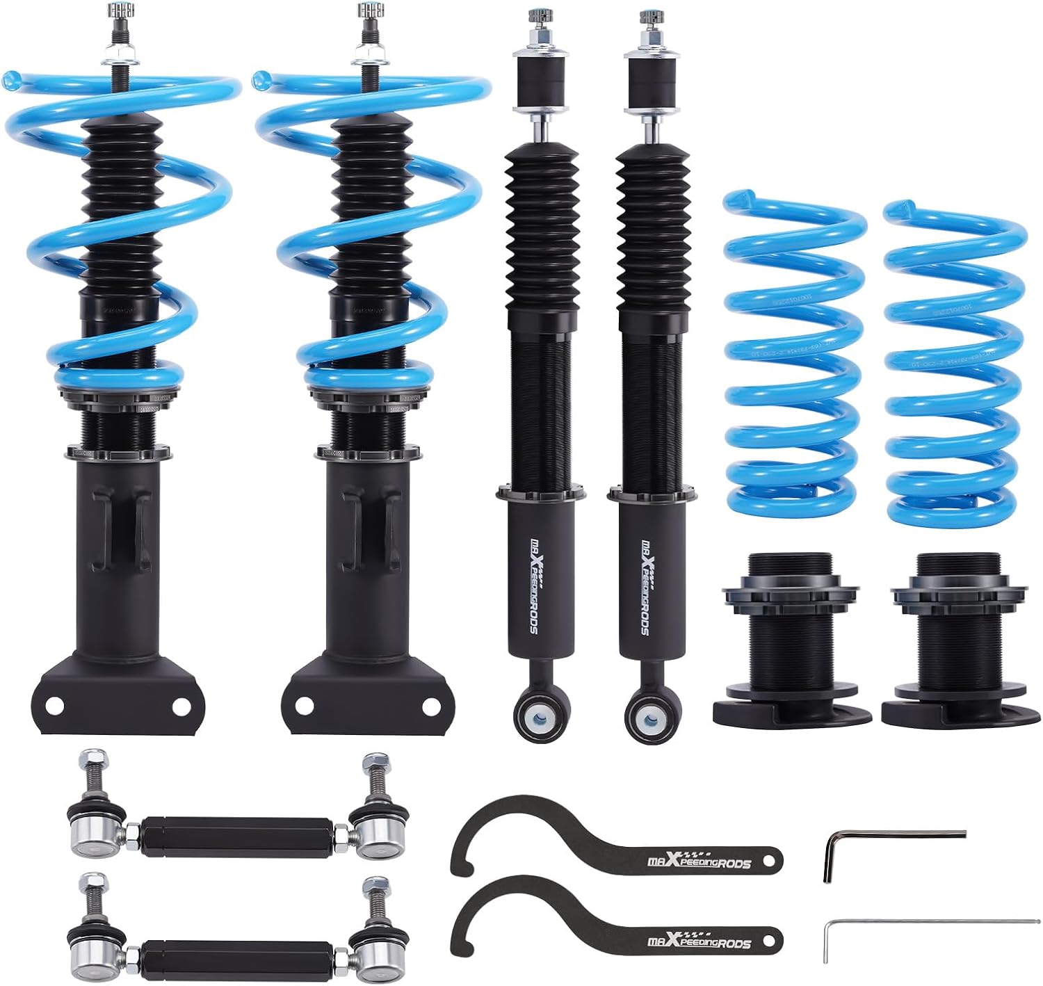maXpeedingrods COT6 Adjustable Coilover Kit for Mercedes-Benz C-Class W203 / CLK (2000–2010)